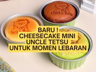 Cup Cheesecake Uncle Tetsu varian pandan choco signature